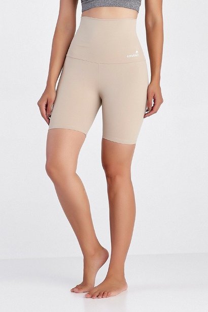 short modelador chocolate claro poliamida alta compressao epulari7