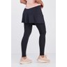 moda fitness modesta saia calca comprida preta poliamida com protecao uv50 epulari 5