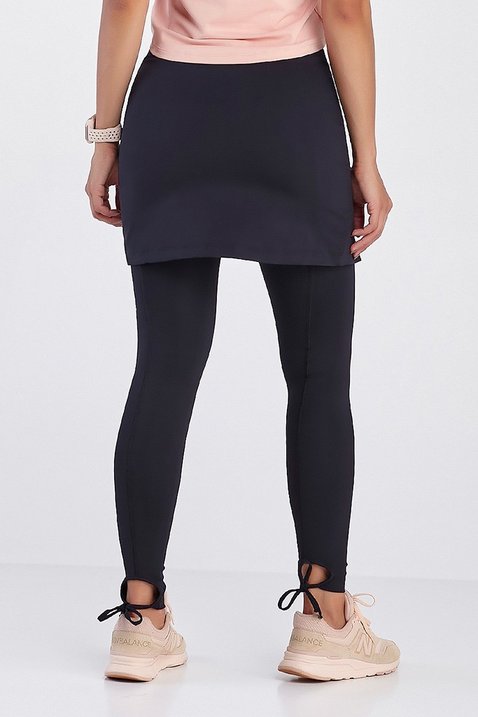 saia calca preta poliamida emana plus alta compressao moda fitness evangelica epulari 12