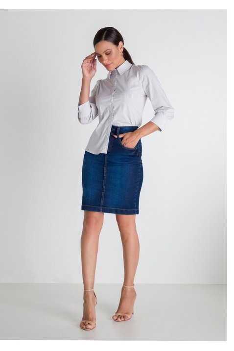 camisa listrada nude feminina sabrina lekazis