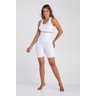 shorts modelador branco poliamida alta compressao epulari9 easy resize com