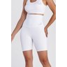 shorts modelador branco poliamida alta compressao epulari10 easy resize com
