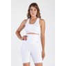 shorts modelador branco poliamida alta compressao epulari11 easy resize com