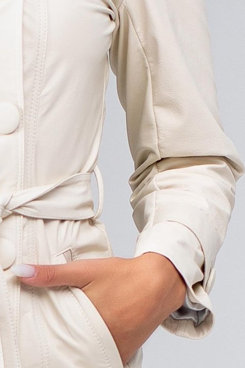 trench coat couro legitimo transpassado pele mania 4 reduzida