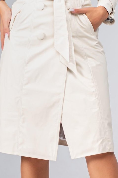 trench coat couro legitimo transpassado pele mania 5 reduzida