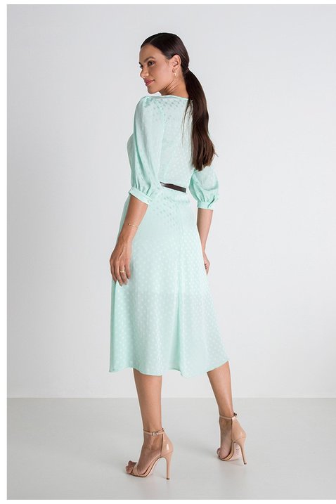 vestido silky youry verde agua renata lekazis costas