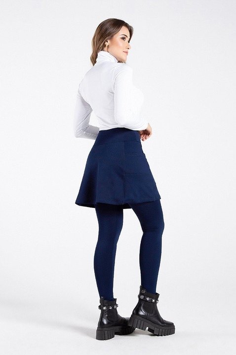 saia calca comprida azul termica para o frio possui pelucia por dentro epulari 9