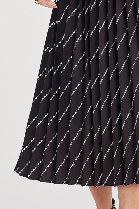 vestido preto plissado 7