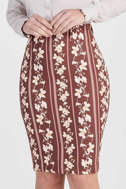 saia reta estampada 3