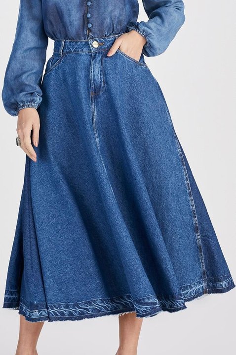 saia gode titanuim jeans 1 reduzida