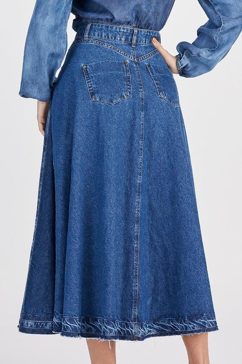 saia gode titanuim jeans 5 reduzida
