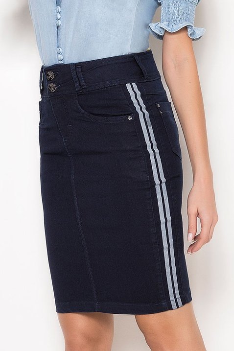 saia jeans com silk 3