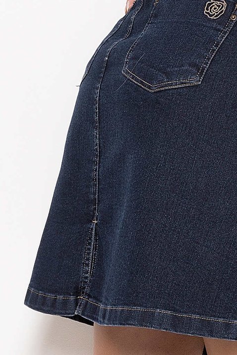 saia evase jeans 1