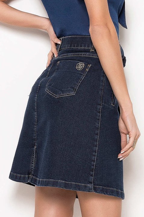 saia evase jeans 9