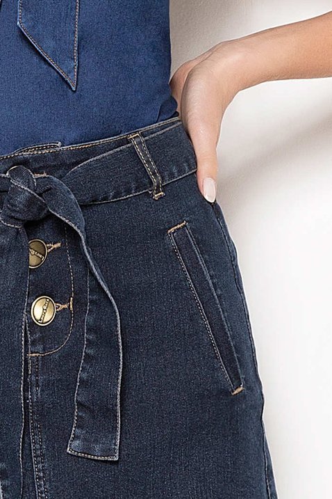 saia evase jeans 6