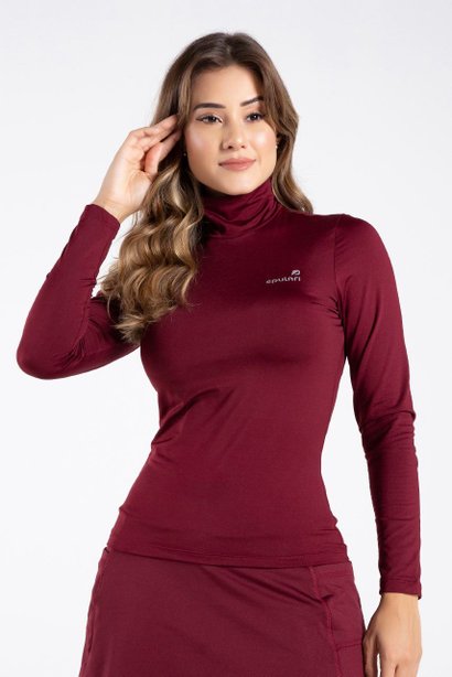 blusa manga longa feminina bordo tecido termico quentinho para usar no frio epulari 3