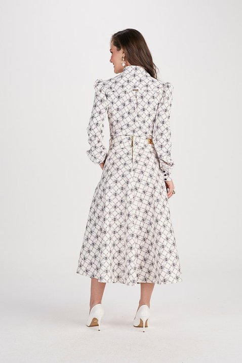 saia gode estampada midi 8