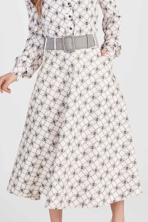 saia gode estampada midi 4