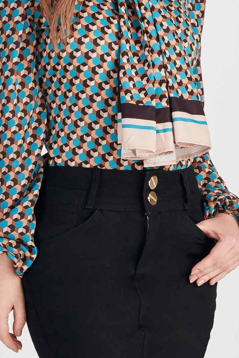 saia jeans preta curta 2