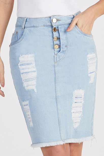 saia jeans barra desfiada 3