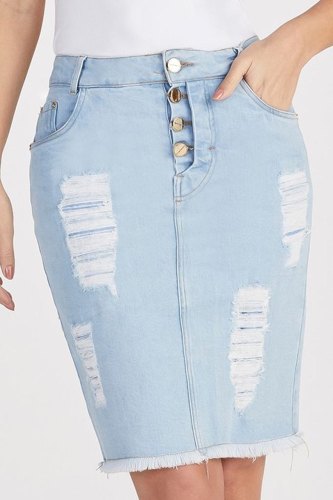 saia jeans barra desfiada 3