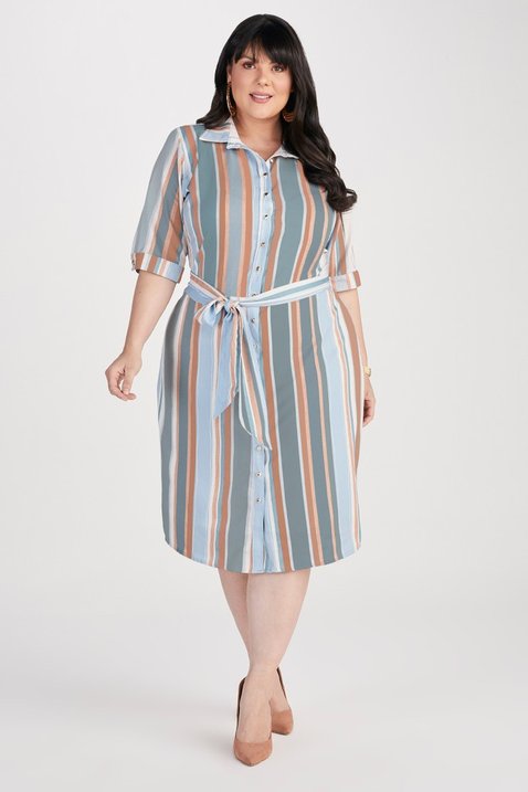 vestido listrado plus size titanium jeans 2 easy resize com