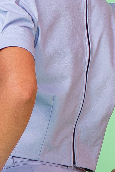 blusa cropped couro legitimo manga franzida pele mania 7 easy resize com