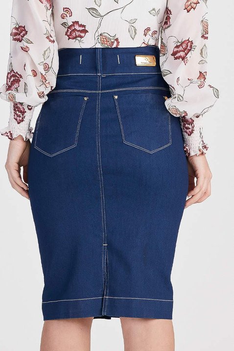 saia lapis jeans 2