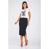 saia lapis midi preto malha imperio z frente corpo