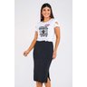 saia lapis midi preto malha imperio z frente inteira