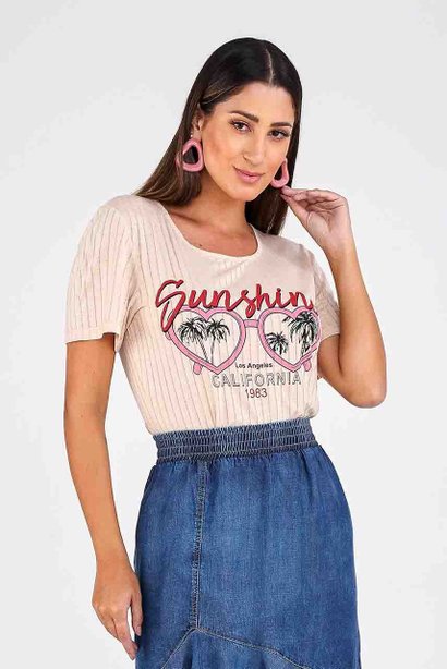 t shirt rosa estampa exclusiva imperio z frente