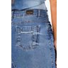saia jeans recorte frontal diferenciado imperio z costas detalhe