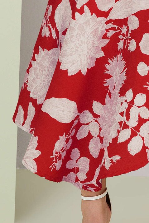 saia vermelha estampada 6