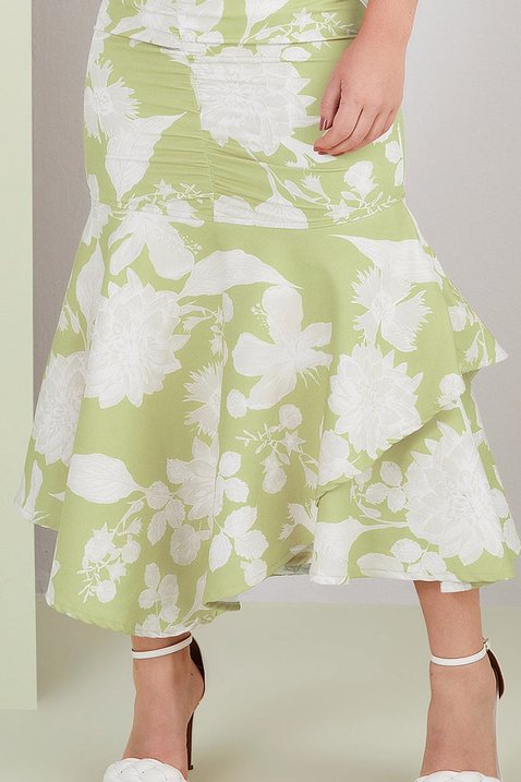 saia verde estampada 5