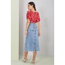 saia jeans midi 7