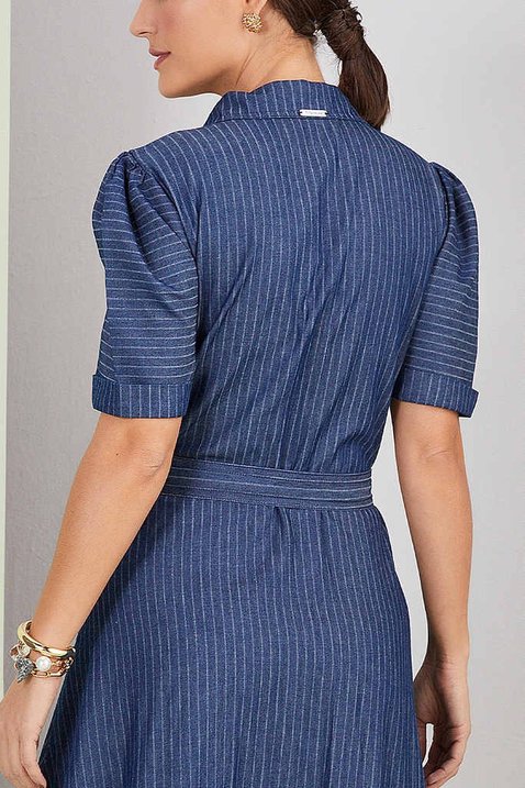 vestido evase estampado 10