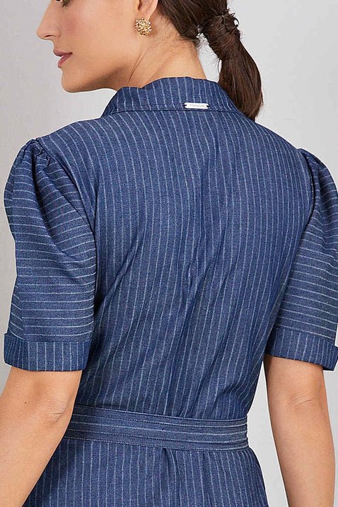 vestido evase estampado 11