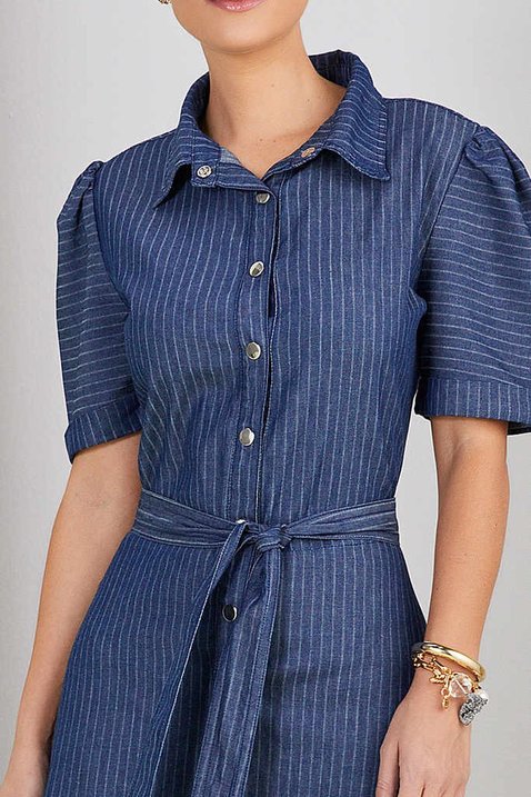 vestido evase estampado 3