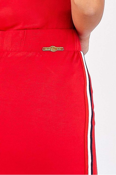 saia lapis vermelha galao lateral imperio z costas detalhe