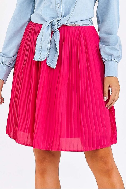saia gode pink plissada imperio z frente