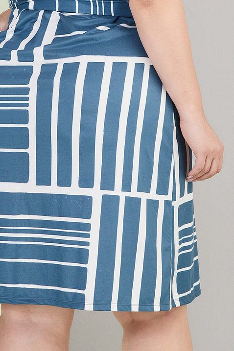 vestido azul estampado 1