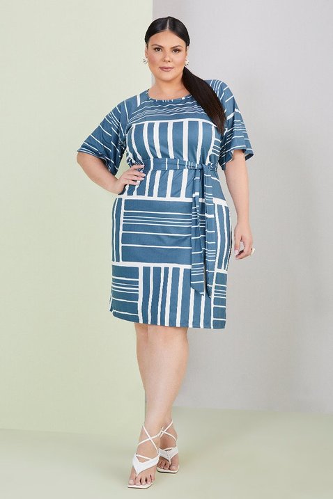 vestido azul estampado 2