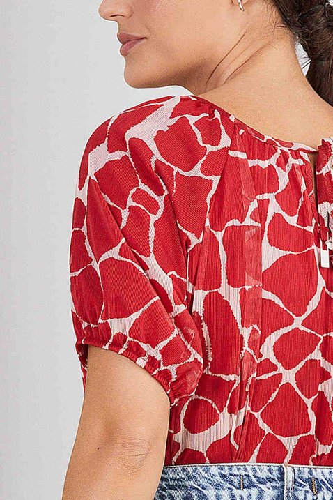 blusa vermelha estampada 8