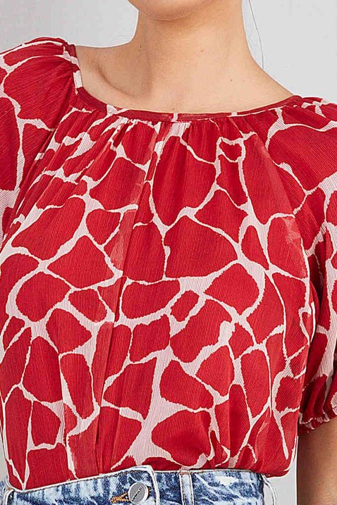 blusa vermelha estampada 4
