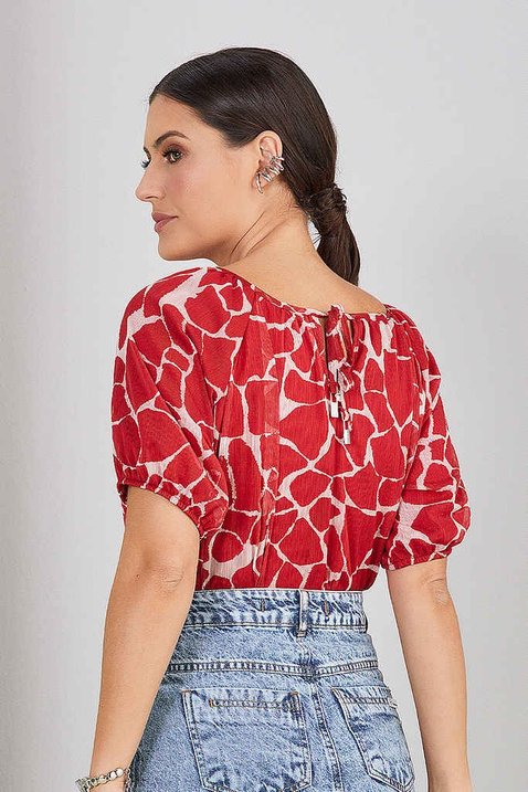 blusa vermelha estampada 6