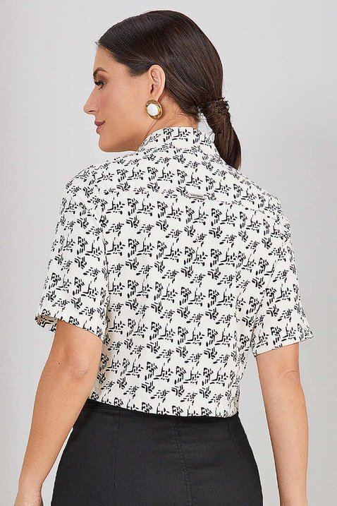 camisa estampada manga curta 8