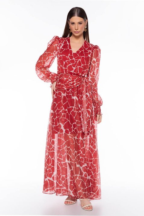 vestido longo vermelho 1