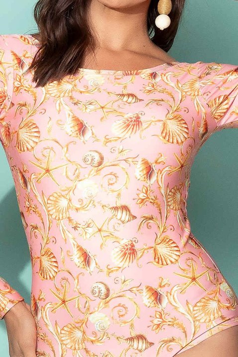 maio rose estampado manga longa 5