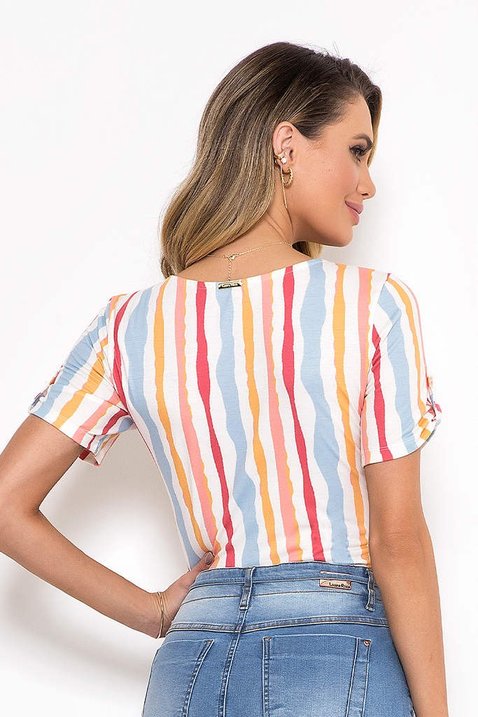 blusa estampada manga curta 7