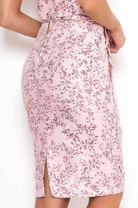 saia lapis rosa estampada 6